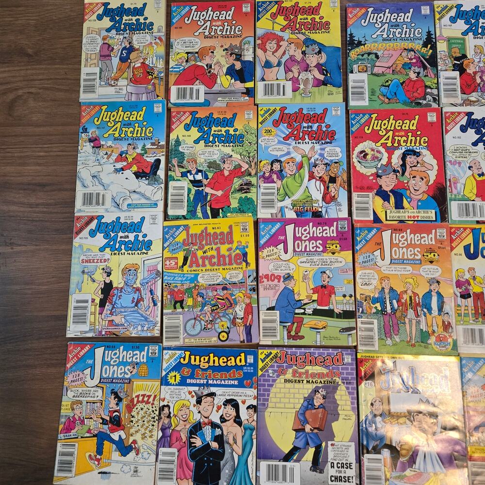 Lot of 21 Vintage Jughead & Archie Comics Digest Magazines - Numbers 1-200 - Picture 4 of 8